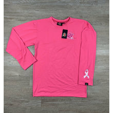 Load image into Gallery viewer, Pink "S.A.L.A" Breast Cancer Long Sleeve Tee