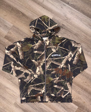 Load image into Gallery viewer, Authentic Life Camo Zip Hoodie
